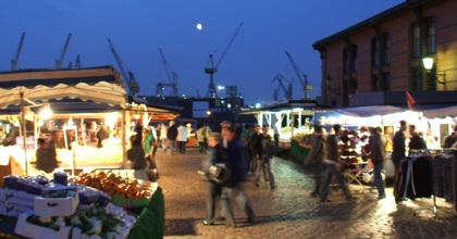 Hamburg's famous Fischmarkt - 27th April 2008