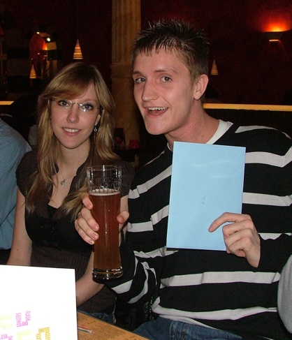 Nina Häse and myself at my 21st Birthday meal