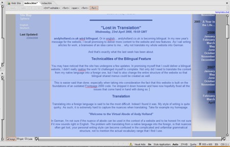 The Technicalities of Translating andyholland.co.uk